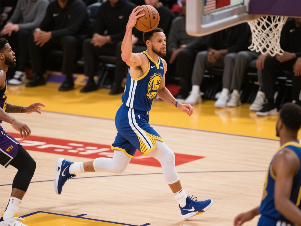 库里突破直取篮下 底线滑翔反手命中 对于普通篮球爱好者来说,虽然无法完全复制